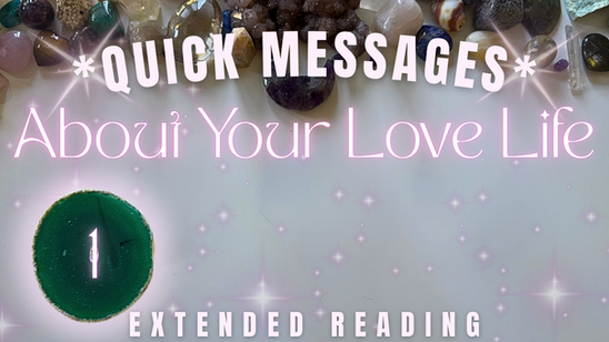 (GROUP 1) 💓 Quick Messages About Your Love Life 🌸